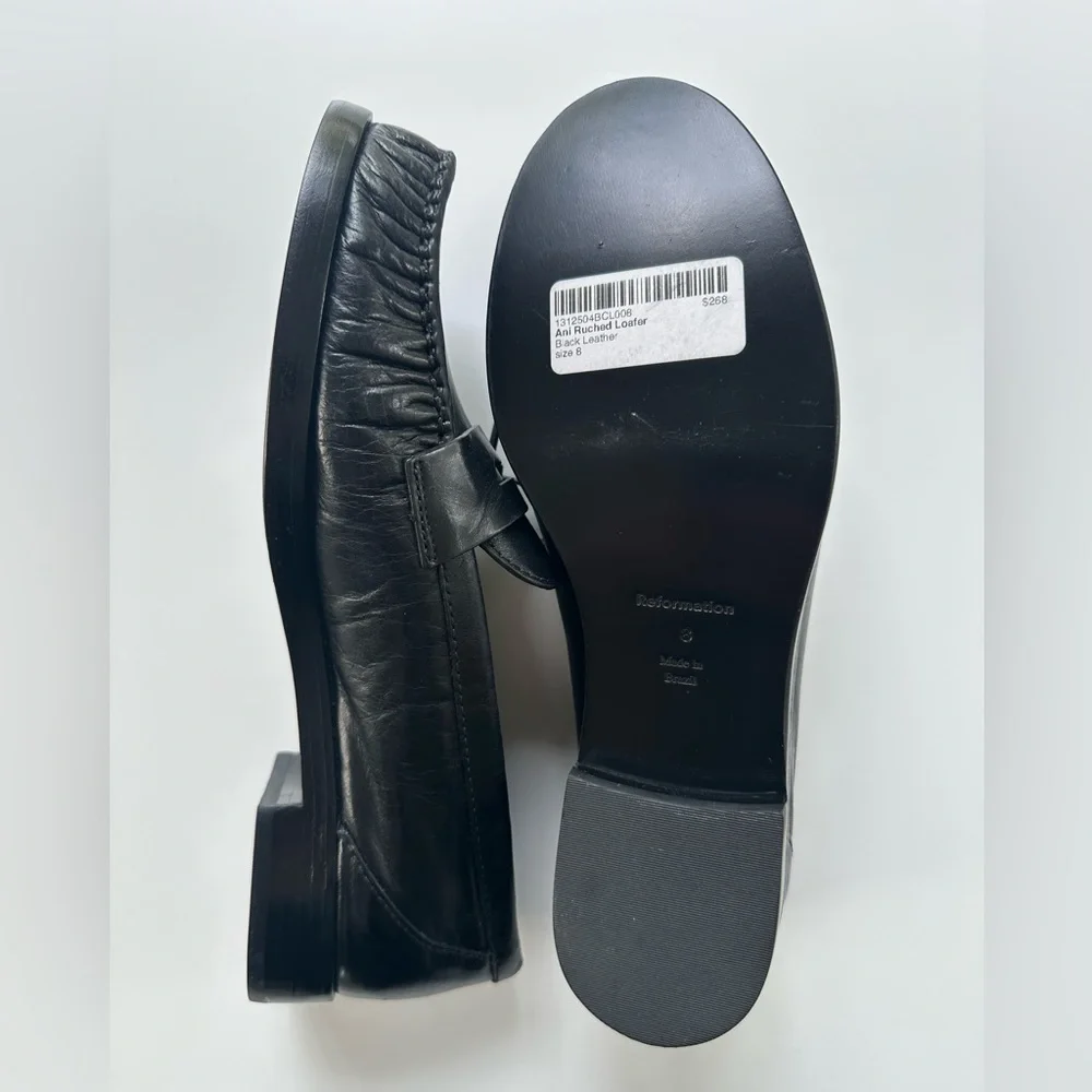 Reformation Ani Loafer in Black, Size 8, NWT - Picture 8 of 8